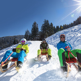 Divertimento in slittino sul Pizol