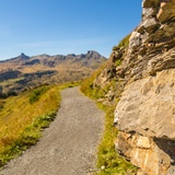 The tour starts at the Maschgenkamm mountain station