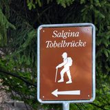 Beschilderung Rundwanderweg Salginatobelbrücke