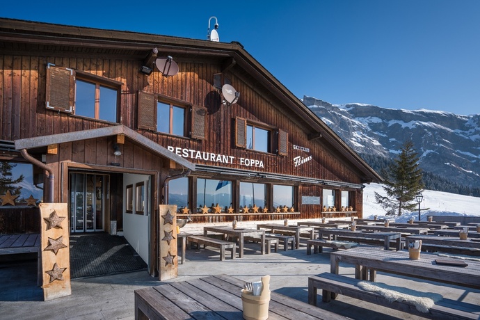 Berghaus Foppa Restaurant Winter Bild