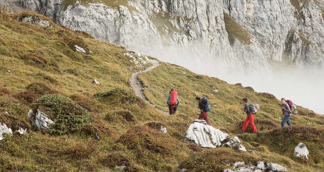Klettersteig Sulzfluh - Zustieg von Partnun