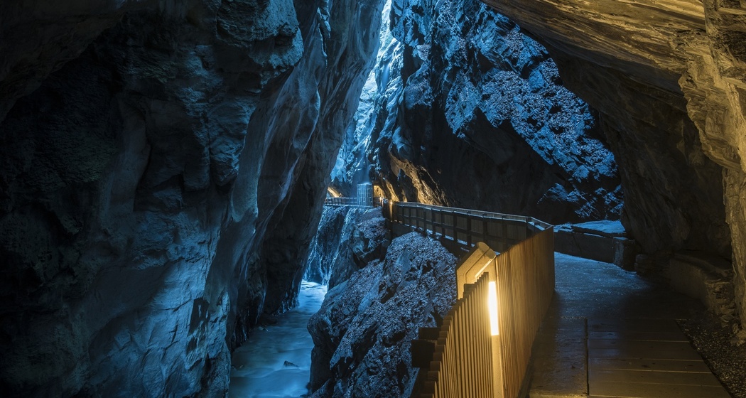 Mystische Taminaschlucht beim Alten Bad Pfäfers