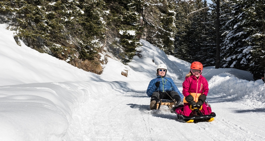 Schlittelweg Mathon/Lohn - Dros