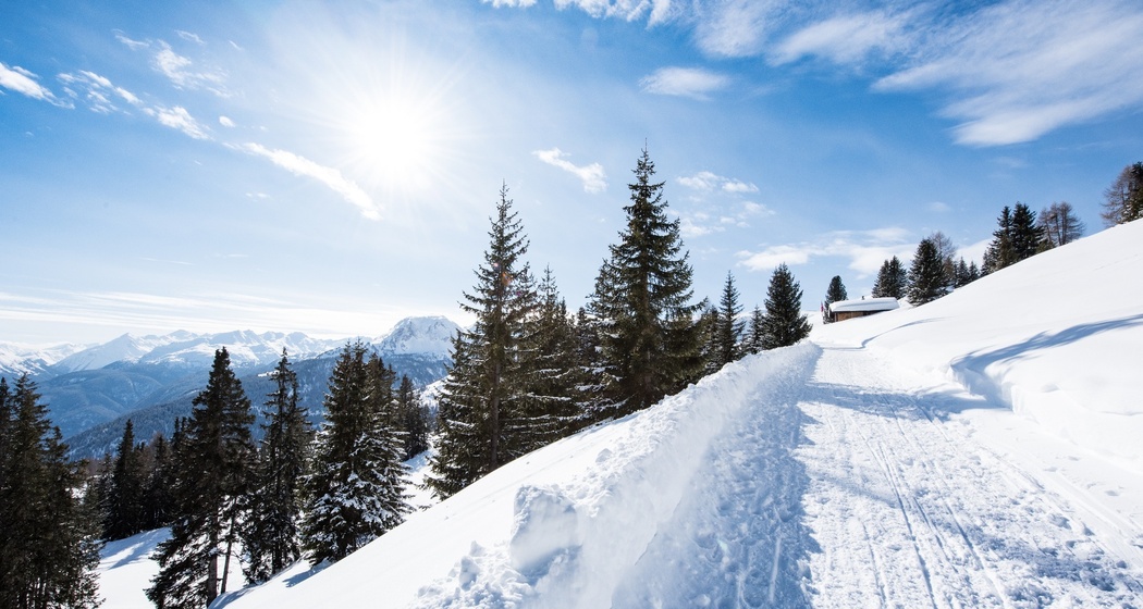 Schlittel- und Winterwanderweg Dros - Schlittelbar - Lohn/Mathon