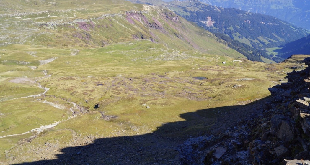 Gesteinsschichten im Schilstal