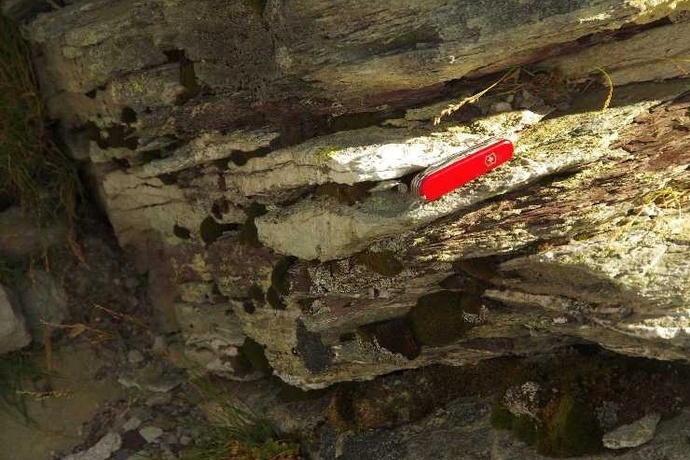 Sandstein auf der Baseggla