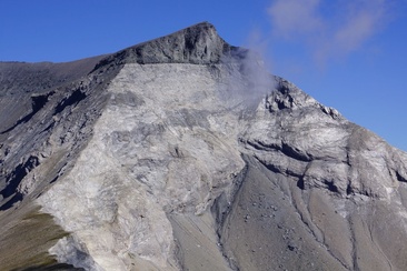 Vue de la poussée principale de Glaris à Cassons
