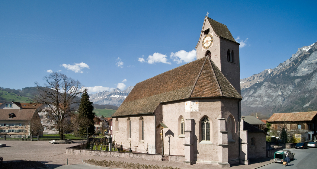 Die Kirche St. Justus in Flums