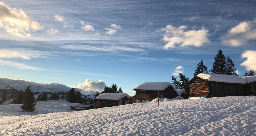 Winterwandern auf Tratza