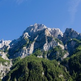 Vista da Vättis fino a Calanda