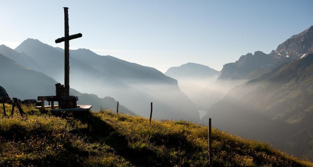 Aussicht im Calfeisental