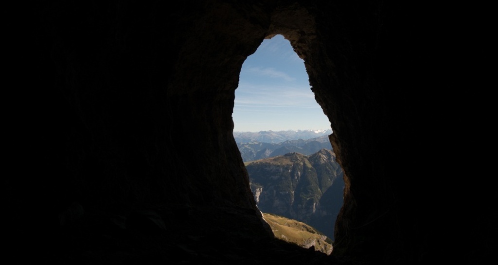 Aussicht aus dem Drachenloch