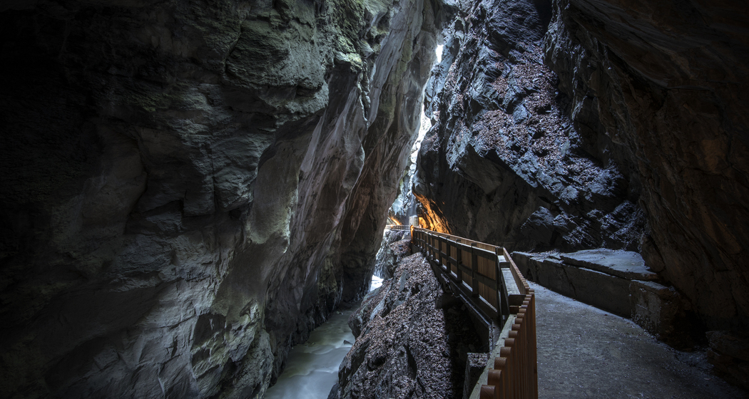 Gang durch die Taminaschlucht