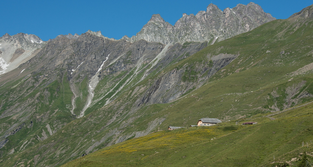 Blick auf die Glarner Hauptüberschiebung