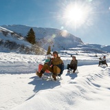 Schlittelweg Cuolm Sura - Surcuolm - Flond - Ilanz