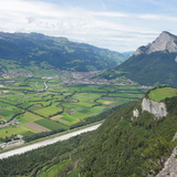 Mountainbike Aussicht auf den Regizerspitz
