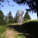 Artful observation tower at the Prodkopf