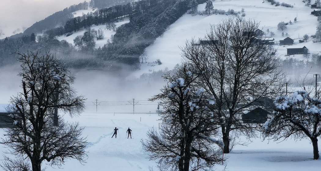Langlaufloipe zwischen Schiers und Grüsch