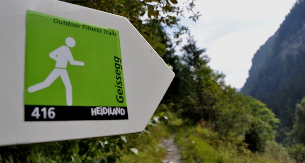 Giessegg - Ab hier geht es nur noch bergab