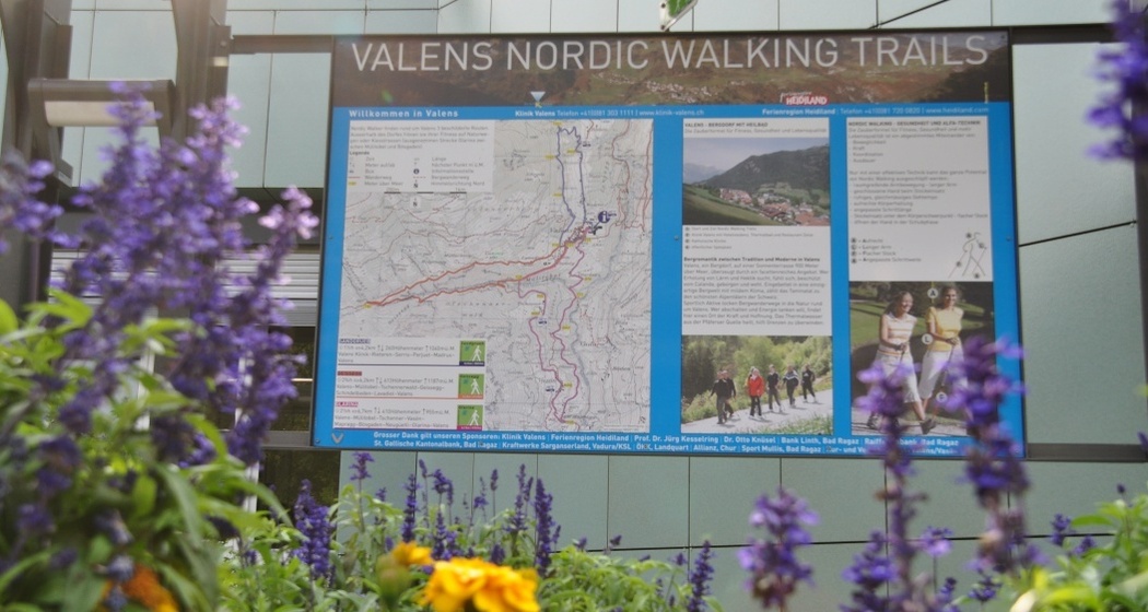 Infopoint bei der Klinik Valens