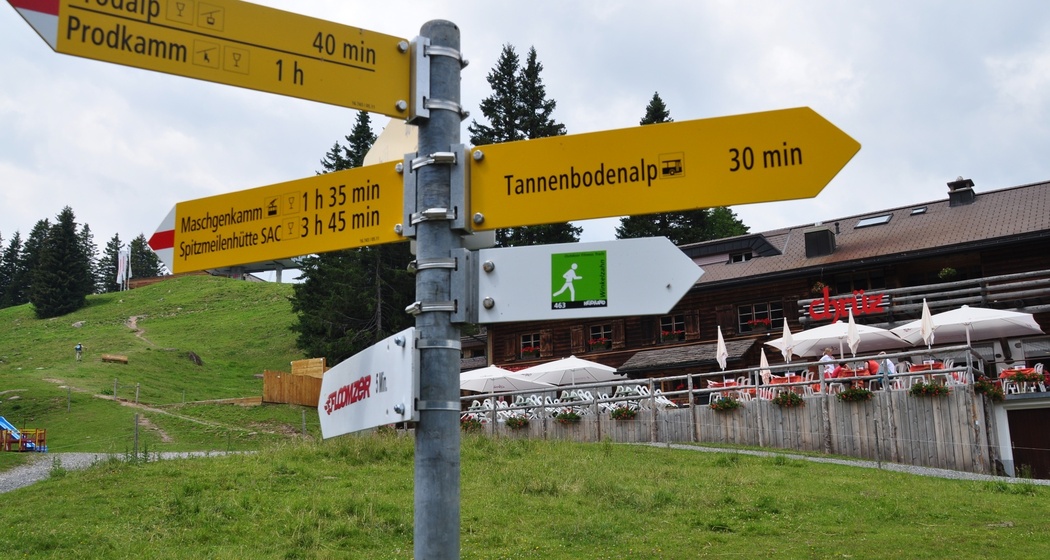 Chrüz Dort oben startet der Floomzer