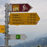 Blick von Cafrida in Richtung Churer Rheintal