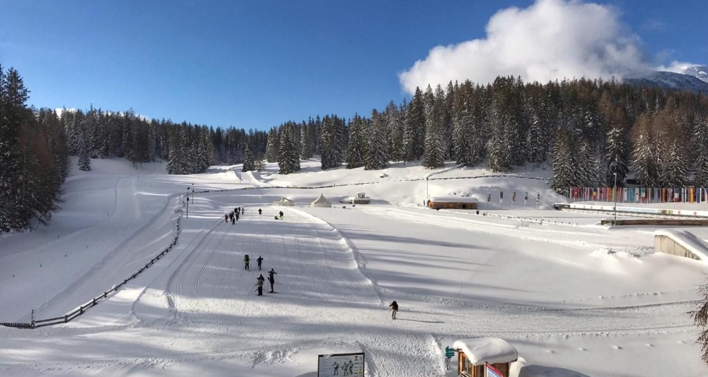 Loipen rund um die Roland Arena