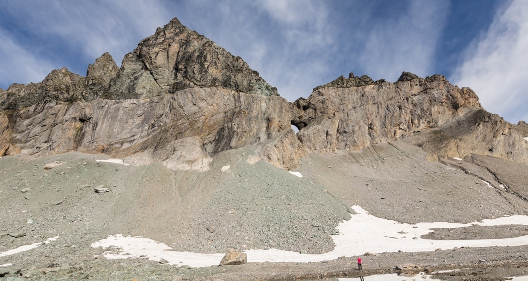 Sicht auf das Martinsloch von Bündner Seite