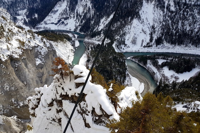 Aussicht von Il Spir Platform in Conn