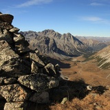 Vue depuis le Piz Praveder sur la Val Mora