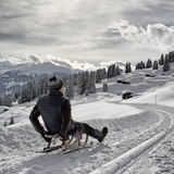 Grandioses Schlittelvergnügen von der Bodahütte hinab nach Pany