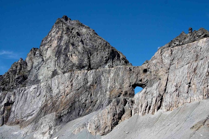 View of Martinsloch and Tschingelhörner