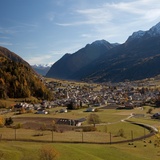 Blick auf Poschiavo