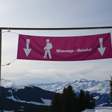 Markierung nähe Bergrestaurant Kartischa