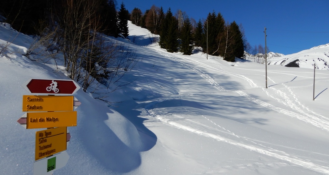 Abzweigung Richtung Tgom