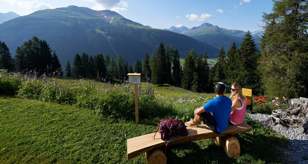 Wandern Schatzalp, Davos, Schweiz