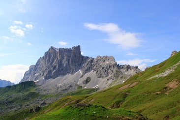 Drusenfluh von der Carschinahütte SAC