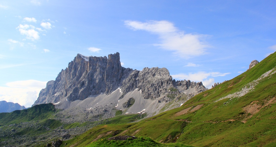 Drusenfluh von der Carschinahütte SAC
