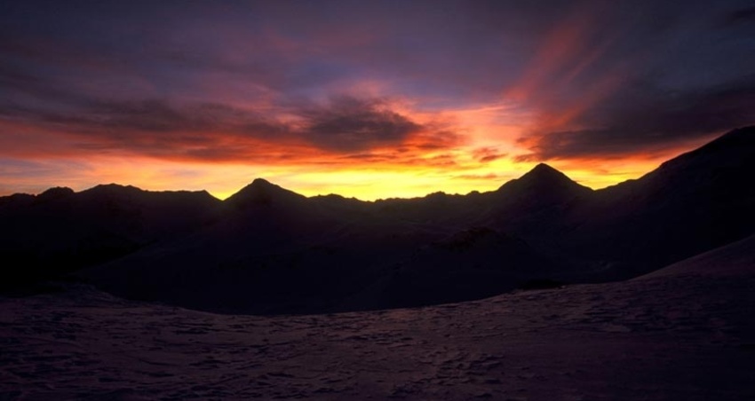 Sonnenaufgang Rötelspitz