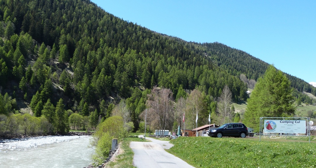 Camping Cul Zernez Zufahrt