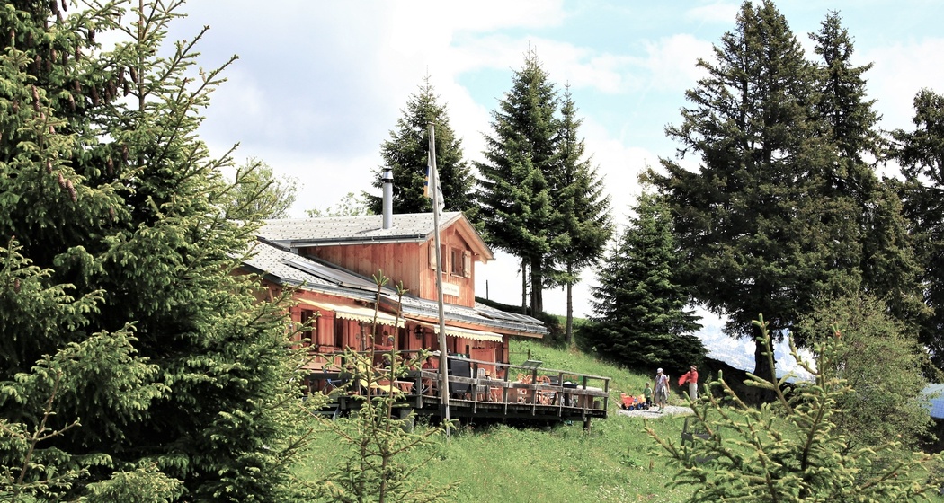 Berggasthaus Sassauna bei der Bergstation