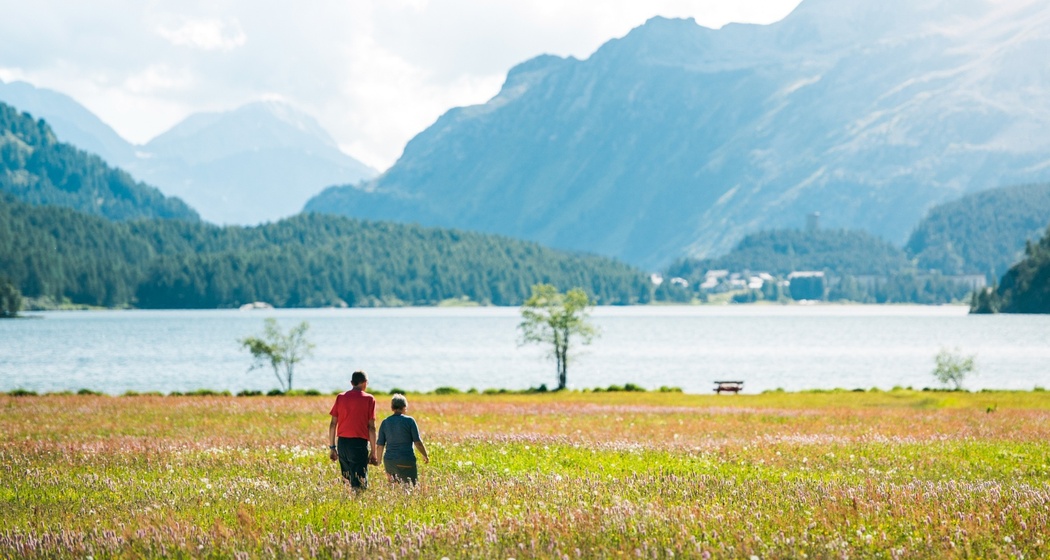 Silserebene und Silsersee