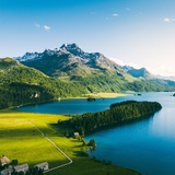 Lake Sils and Chastè