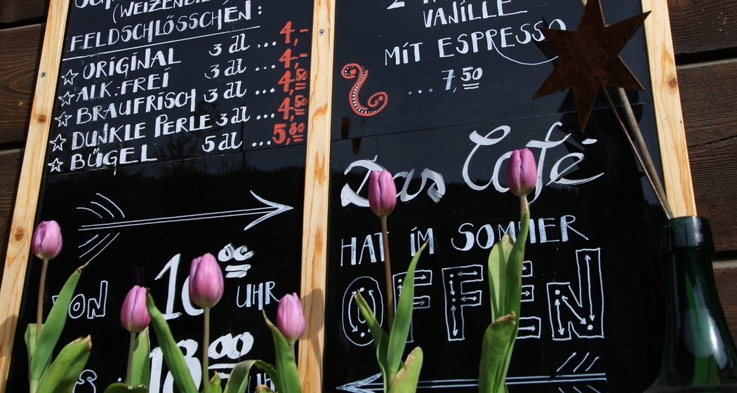 Menukarte der Besenbeiz ©Fabian Jöhl