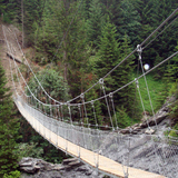The Chleibach suspension bridge