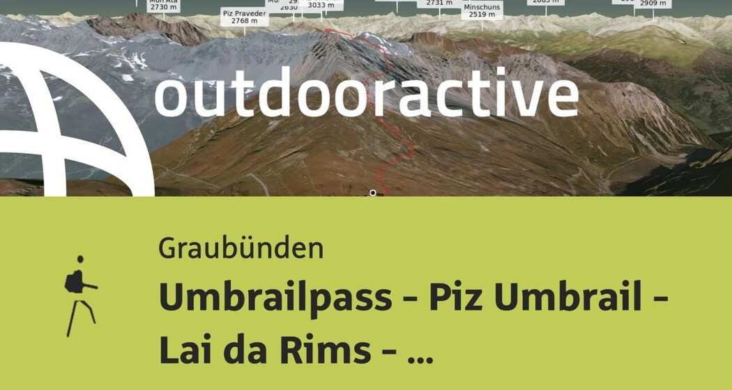 Bergtour in Graubünden: Umbrailpass - Piz Umbrail - Lai da Rims - Praveder - Prà da Vau