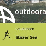 Parcours de trail running dans les Grisons : lac Staz