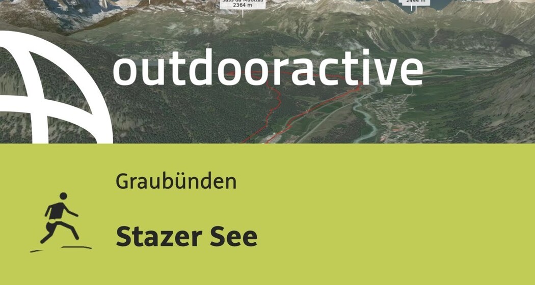 Trailrunning-Strecke in Graubünden: Stazer See
