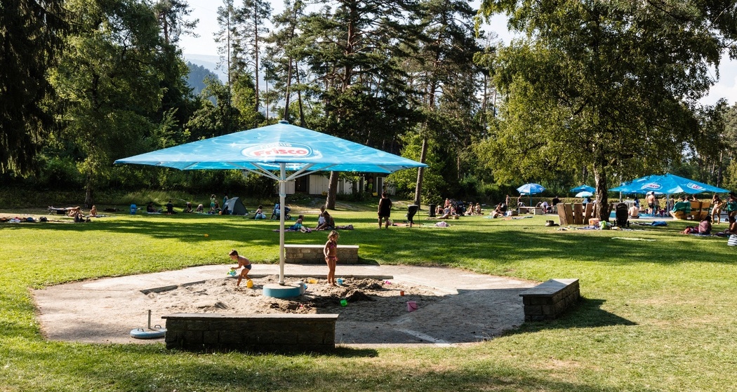 Sandkasten Badi Thusis