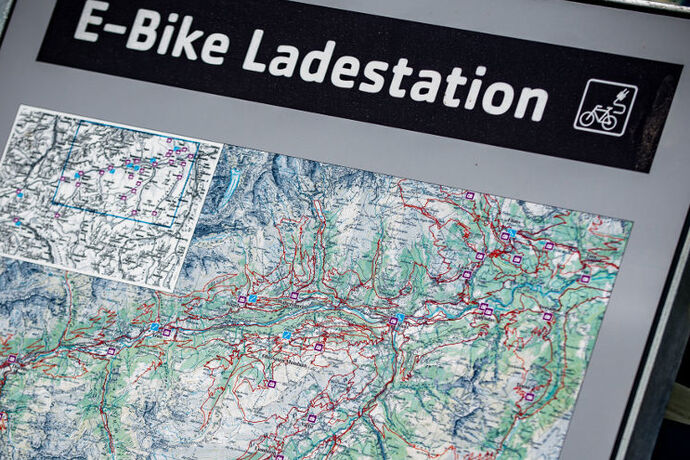 E-Bike Ladestation Städtli Ilanz